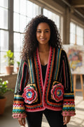 Blooming bomber jacket