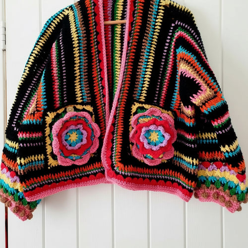 Blooming bomber jacket